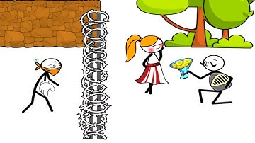 Thief Puzzle: Troll Master Gameplay Walkthrough - All Levels 1-30 - Stickman Thief Puzzle Game