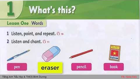 1 1 Listen, point, and repeat 10