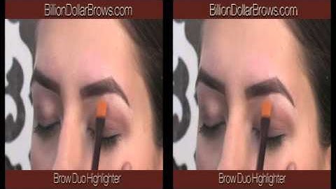 How-To use Eye Brow Duo Pencil Tutorial by billion dollar brows