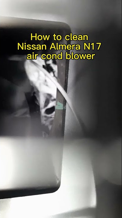 How to clean Nissan Almera N17 air cond blower #shorts #shortsvideo #nissan #almera #mechanic #car