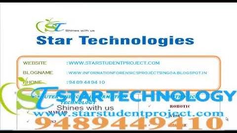 INFORMATION FORENSICS AND SECURITY PROJECTS IN GOA