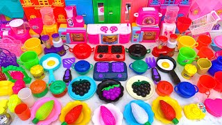 6:40 minutes Satisfying with unboxing hello kitty Kitchen set | ASMR Master Chef kitchen Set