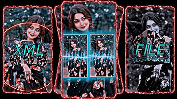 Hold Hindi Song Xml File Alight Motion // 🙆🥰✨🎧new alight Motion video XML file NEW training XML file