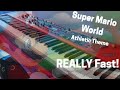 Athletic Theme from SUPER MARIO WORLD on Piano (REALLY FAST)