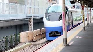 E657系カツK1編成フレッシュひたち青(ブルーオーシャン)塗装新橋駅通過(ジョイント音)