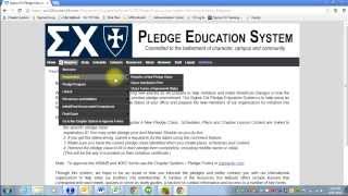 Ordering Norman Shields and Pledge Pins through the Pledge Education System