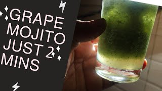 2 minutes grape mojito/moito recipe |lockdown special recipe |Refreshing SUMMER DRINK IN JUST 2 MINS