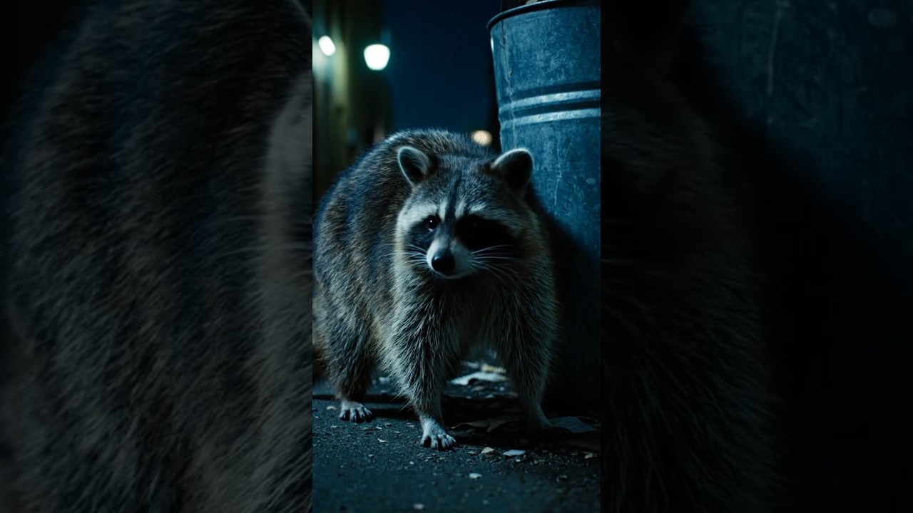 Midnight Trash Can Jump Scare 😹🗑️ | Animal Short