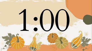 Famous 1 Minute Fall Pumpkin Timer (Warm Piano Tones at End) Wealth