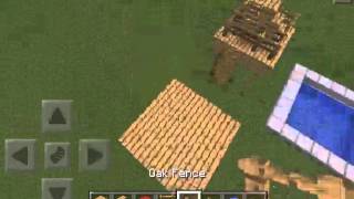 This is a video on how to make a life guard chair in minecraft pe pls like comment and subscribe to my channel.