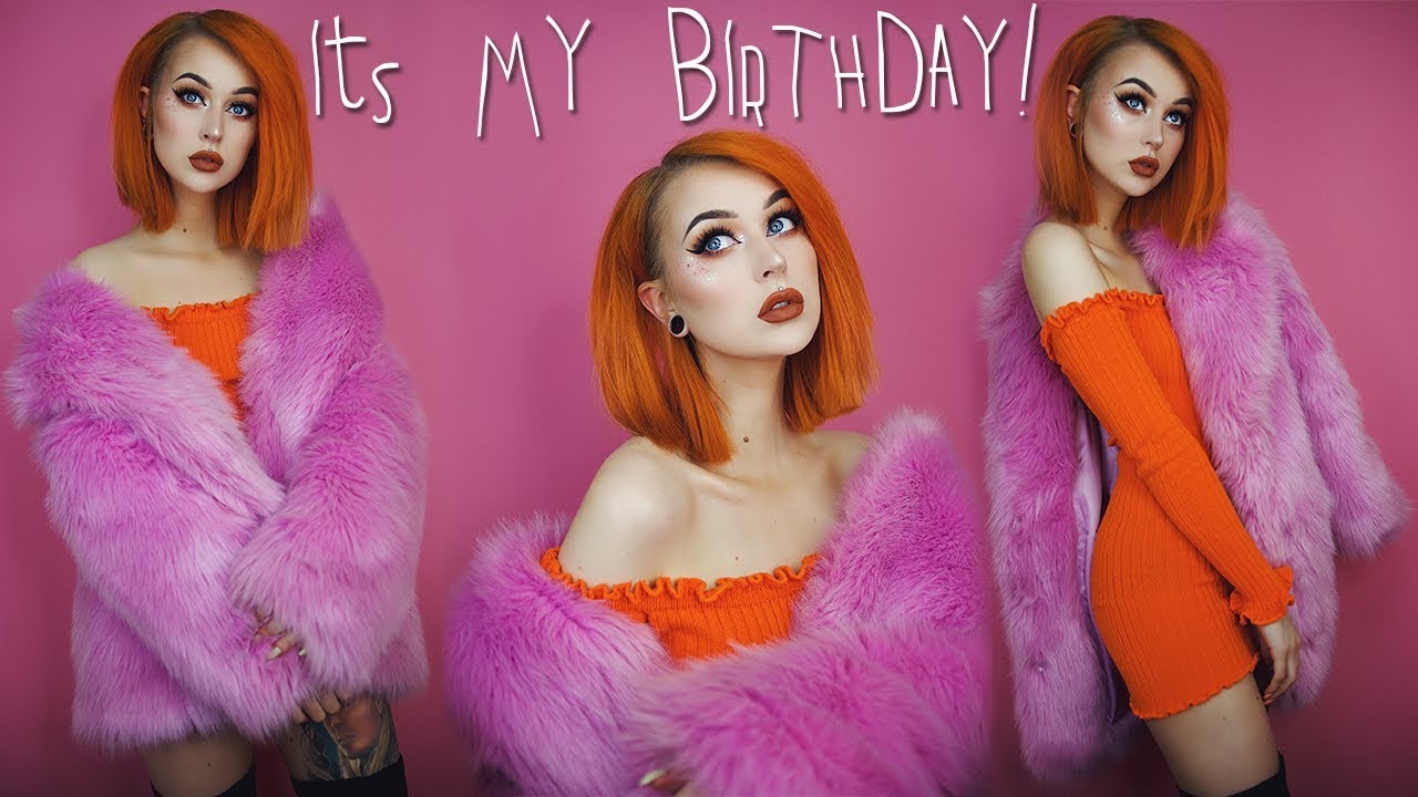 BIRTHDAY MAKEUP OUTFIT & HAIR GRWM | Evelina Forsell