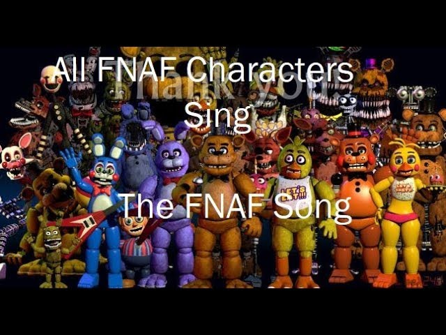 FNAF Security Breach Characters Sing Arcade by L0aD1nG