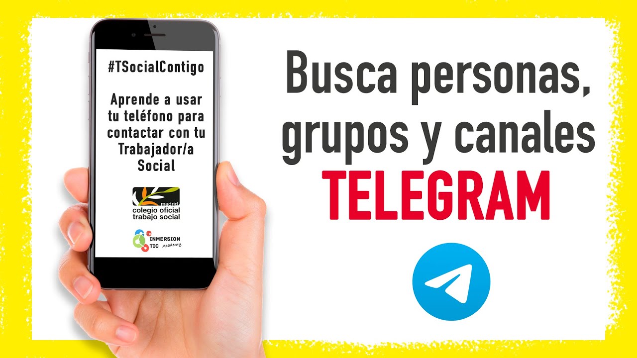 de telegram, buscar personas en telegram, buscar grupos en telegram, unirse...