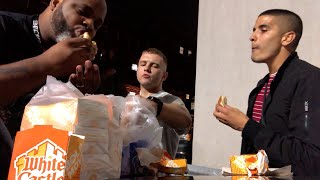 Irish Guys try White Castle for the First Time!