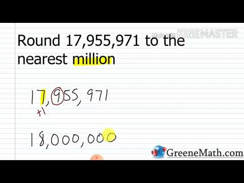 Primary 5 ( Rounding whole numbers to the nearest million ) - YouTube