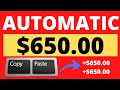 Earn $650 Per Day Just Copy & Paste FREE Passive Paypal Income Stimulus  - Make Money Online 2020