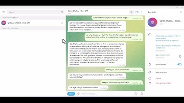 Open AI-chat GPT works in Telegram in any country