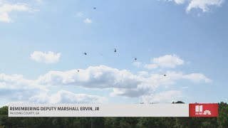 Flyover for Cobb County Deputy Marshall Ervin Jr.