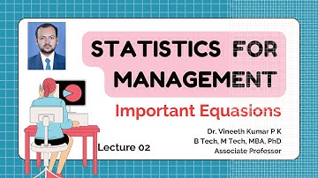Statistics of Business Management – Important Equations, Core Concepts & Repeated Questions | MBA