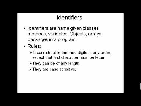 Java tokens