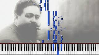 Isaac Albéniz: Suite española No. 1, Op. 47 - 4. Cádiz (Canción) |Synthesia| [Piano tutorial]