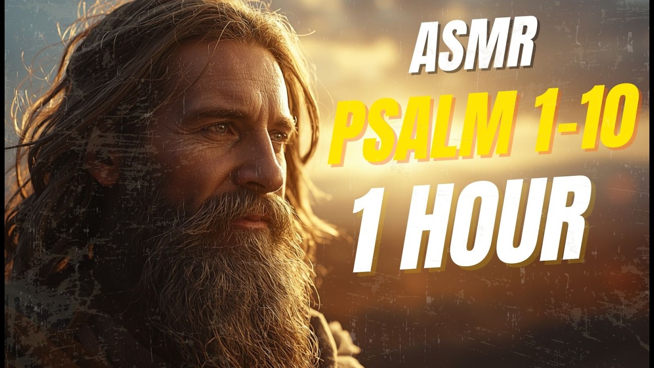 Psalms 1-10 | Relaxing ASMR Bible Reading | Fighting Anxiety with God's Word