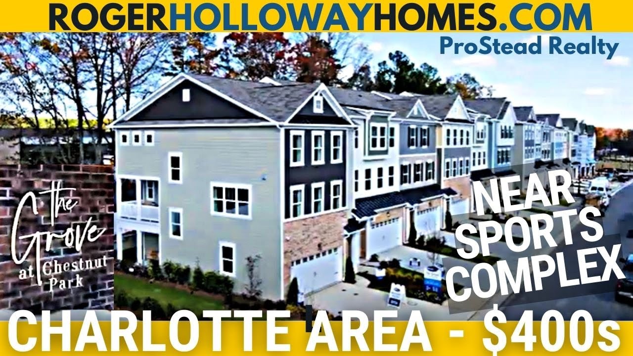 Charlotte Townhomes For Sale in the 400s [Near Sports Complex] YouTube