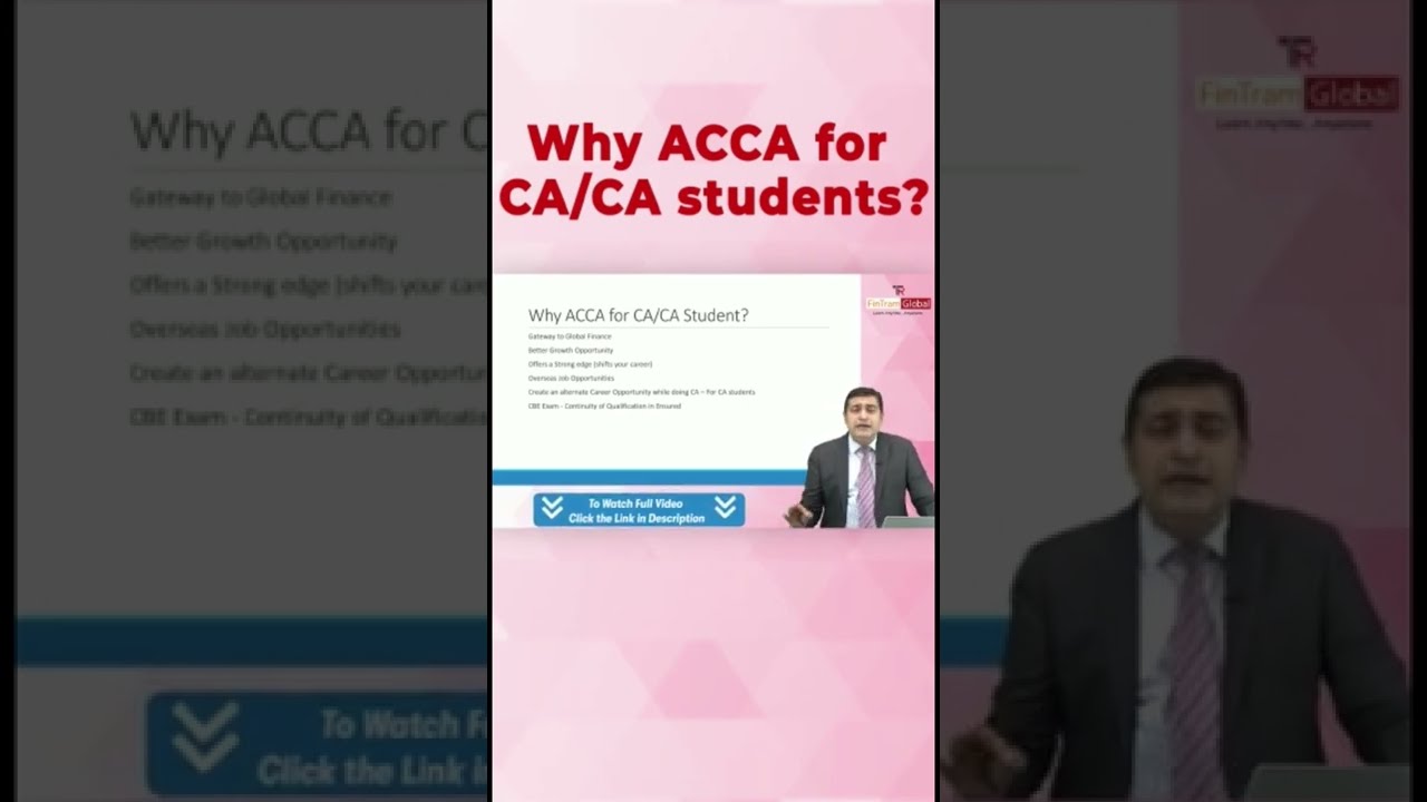 Why ACCA For CA Students All About Exemptions In