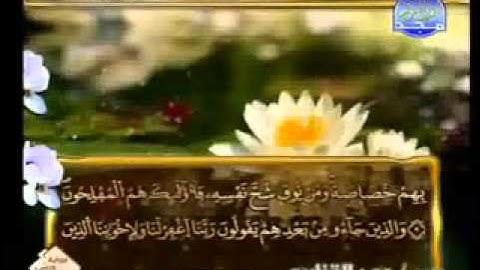 سورة الحشر الشيخ عمر القزابري