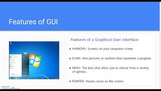 Year 7A - User Interface, Desktop features and GUI Miss Rowe ISB