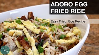 Super Easy to make Adobo Egg Fried Rice