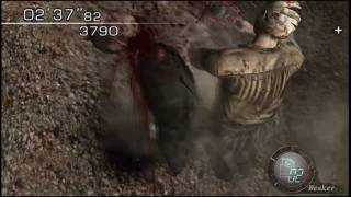resident evil 4 wesker chainsaw death