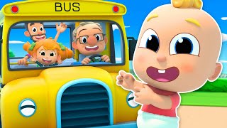 Wheels On The Bus + More Nursery Rhymes & Kids Songs | Kids Cartoon | Miliki Family