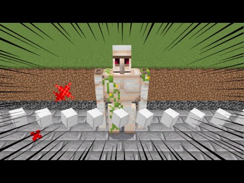 アイアンゴーレムをコマンドで最強ボスにした【マイクラ統合版】