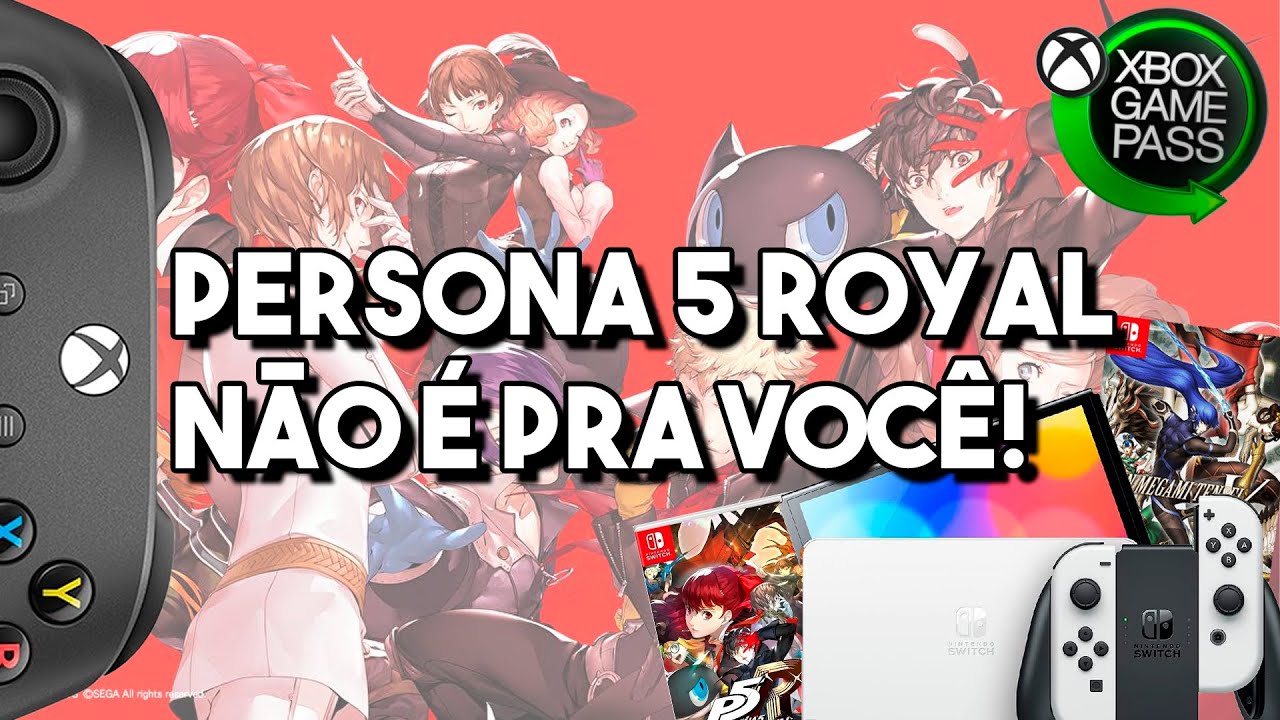Chegando em breve ao Xbox Game Pass: Persona 5 Royal e mais