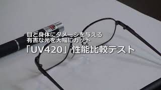 紫外線やブルーライトを大幅カットする、大學眼鏡研究所の「UV420」