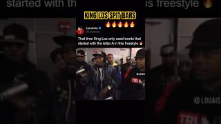 KING LOS DID THAT! 🔥🔥 #freestyle #hiphop #kinglos