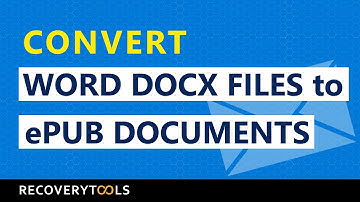 Best DOCX to EPUB Converter | Change Word DOC to EPUB File