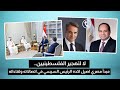 لا لتهجير الفلسطينيين مبدأ مصري اصيل اكده الرئيس السيسي في اتصالاته ولقاءاته 