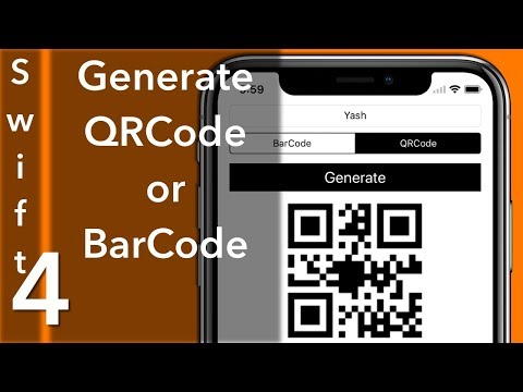 How to generate QR Code or Bar Code (Swift 4 + Xcode 9.0) 