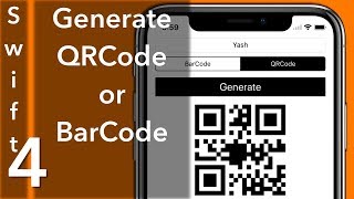 How to generate QR Code or Bar Code (Swift 4 + Xcode 9.0)