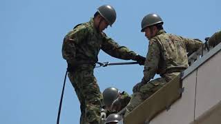 レンジャーショー② 基本訓練 松山駐屯地 20180527