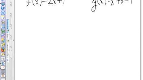 Compositions of Functions Pt 1