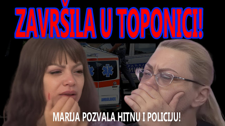 MILJANA ZAVRŠILA U TOPONICI! MARIJA ZVALA POLICIJU! DRAMA U NIŠU!