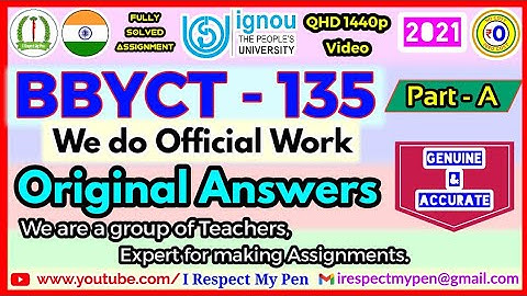 BBYCT 135 Solved Assignment 2020-21 IGNOU Part A | Plant Anatomy and Embryology Solved Assignment