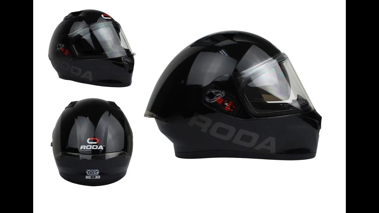 Casco Roda Course Gafas Certificado Dot - YouTube