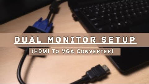 Dual Monitors Setup Tutorial | HDMI to VGA Cable/Converter Unboxing | Hindi