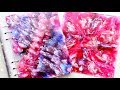 【レジンとアルコールインク】四角い大きな飾り・手帳の表紙DIY【ダイソーのモールド使用】Resin Art with Alcohol Inks