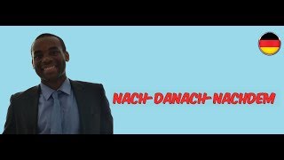 Cours d'allemand A1 B2: Nach-Danach-Nachdem