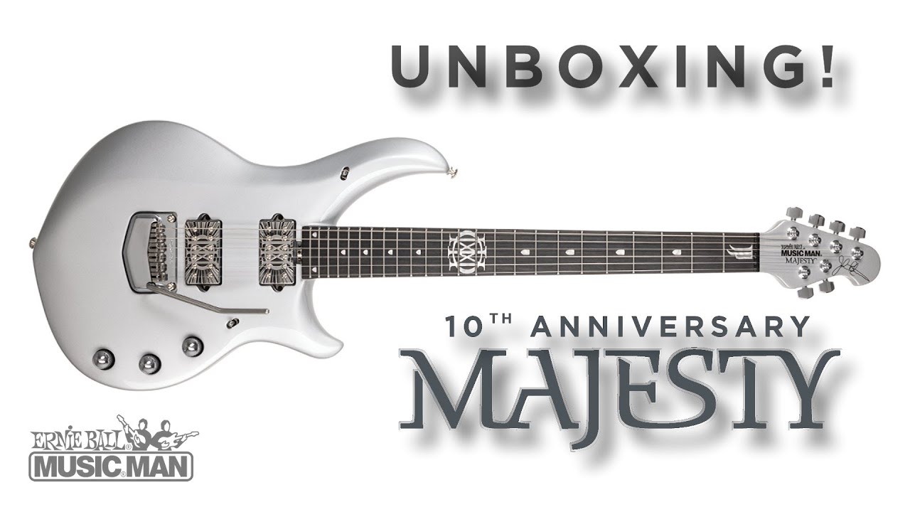 ミュージック Hilcrhyme10th Aniversary Special Package Unboxing the Ernie Ball Music Man 10th Anniversary Majesty
